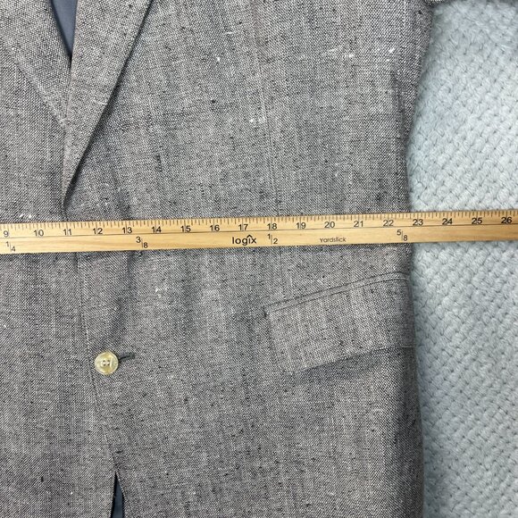 ANDRÉ VILLARD Paris Mens Blazer Donegal Tweed Classic Tailored Sport Coat 46L - Picture 11 of 16